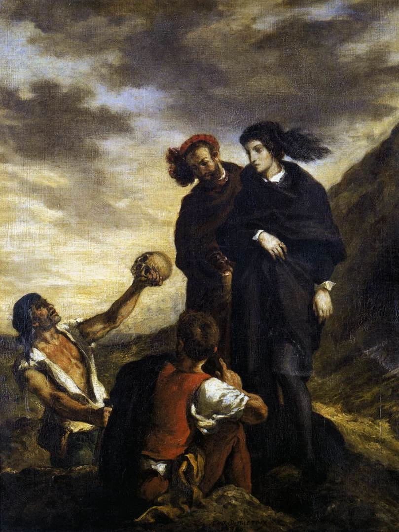 Amleto e Orazio nel cimitero - Museo del Louvre, Parigi